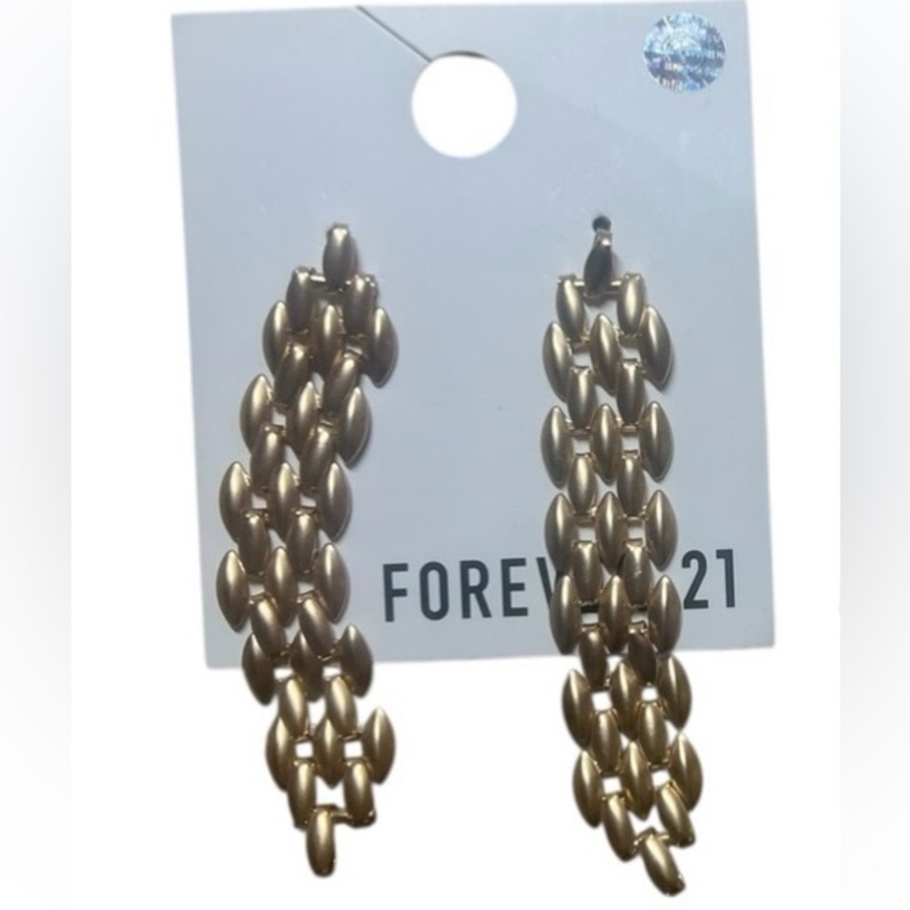 NWT Forever 21 Gold Earrings